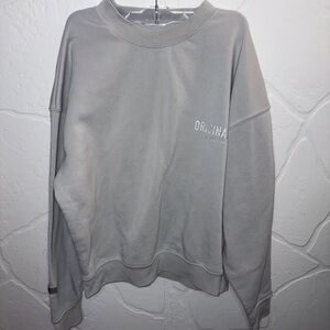 Brooklyn Cloth Gray Crew Neck Sweater